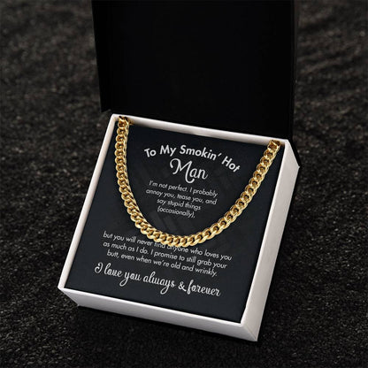I'm Not Perfect - Cuban Link Chain