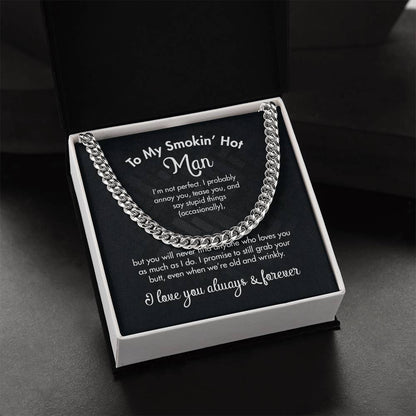 I'm Not Perfect - Cuban Link Chain