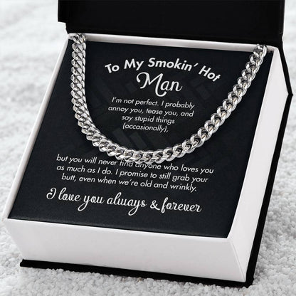 I'm Not Perfect - Cuban Link Chain