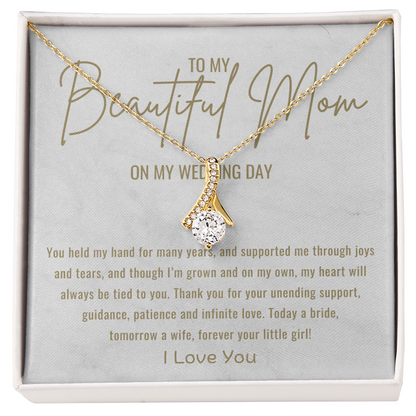 On My Wedding Day - Mother daughter wedding gift. daughter  gift to mom on her wedding.