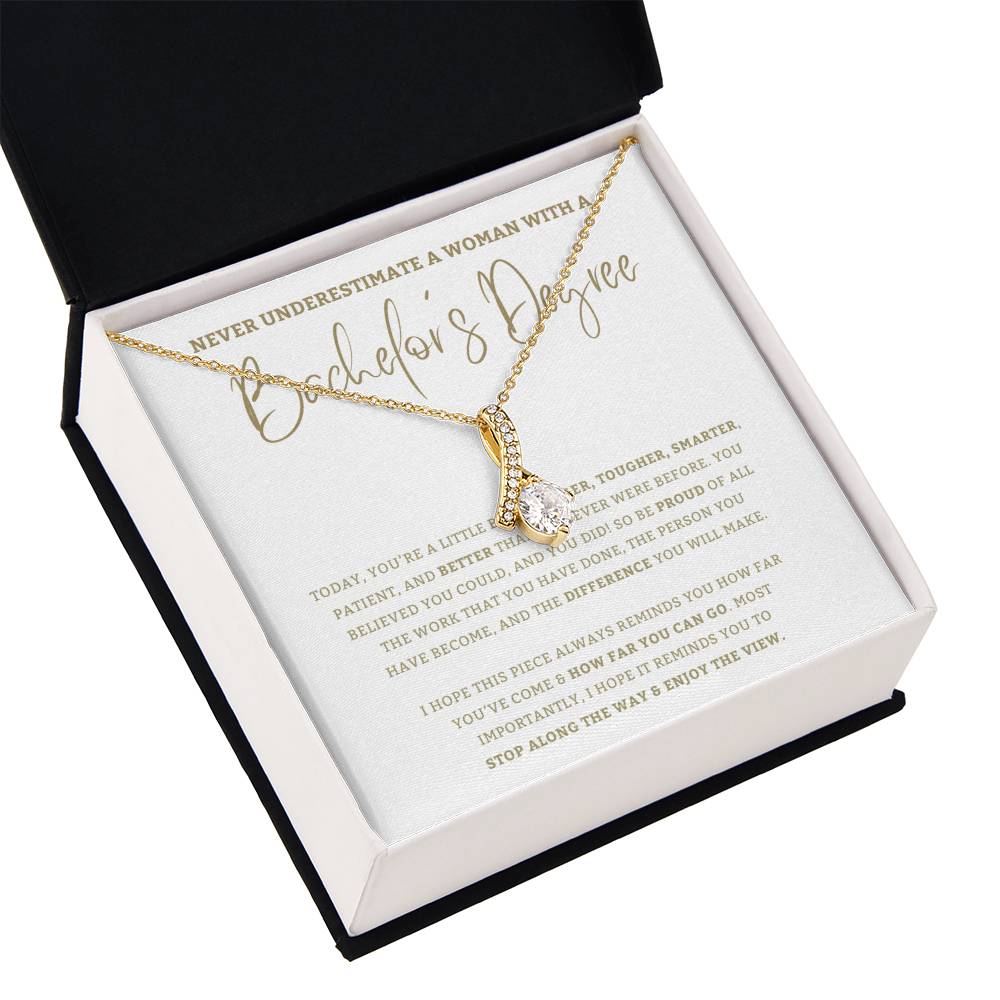 Bachelor's Degree - Graduation Gift For Daughter, Personalized Graduation, Jewelry For College, Bachelor Graduation