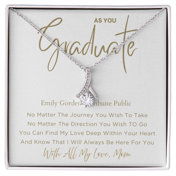 No Matter - Graduation Gift For Daughter, Personalized Graduation, Jewelry For College, Senior Graduation, Graduation Gift For Her
