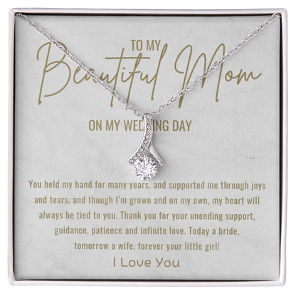 On My Wedding Day - Mother daughter wedding gift. daughter  gift to mom on her wedding.