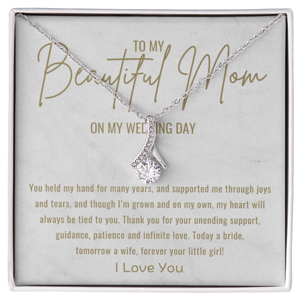 On My Wedding Day - Mother daughter wedding gift. daughter  gift to mom on her wedding.