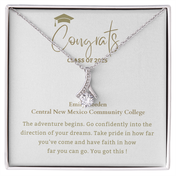 Adventure Begins with Name- Mother Daughter Gift, Daughter Graduation Gift, High School, College Graduate