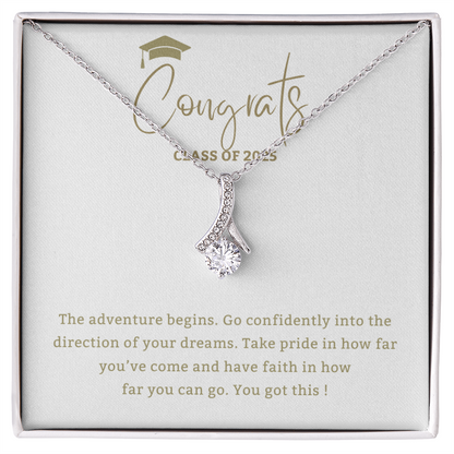 Adventure Begins - Mother Daughter Gift, Daughter Graduation Gift, High School, College Graduate - No Name