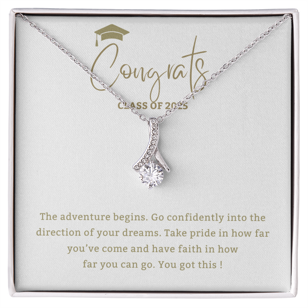 Adventure Begins - Mother Daughter Gift, Daughter Graduation Gift, High School, College Graduate - No Name