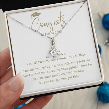Adventure Begins with Name- Mother Daughter Gift, Daughter Graduation Gift, High School, College Graduate