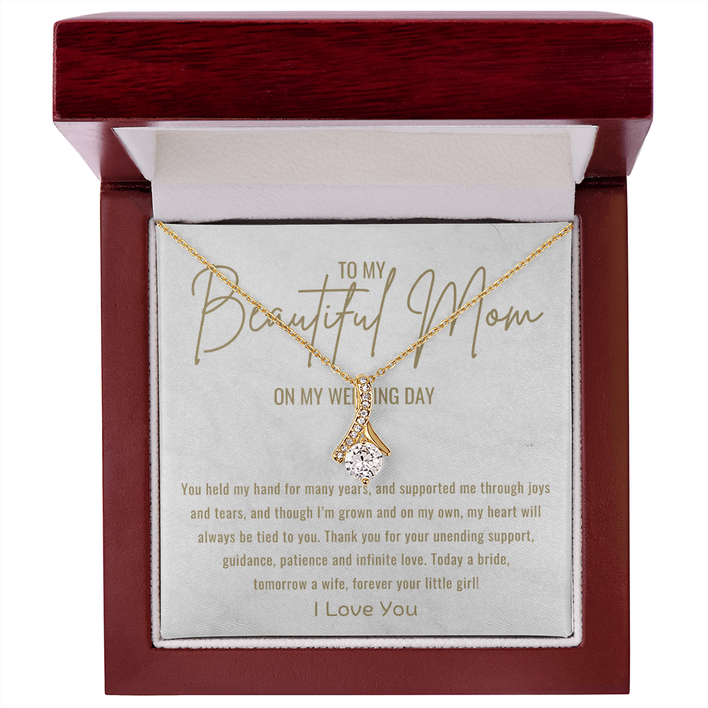 On My Wedding Day - Mother daughter wedding gift. daughter  gift to mom on her wedding.