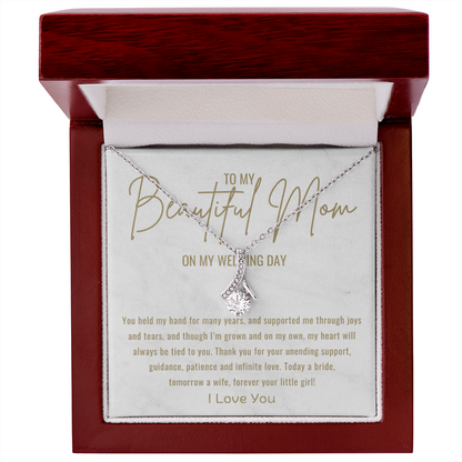 On My Wedding Day - Mother daughter wedding gift. daughter  gift to mom on her wedding.