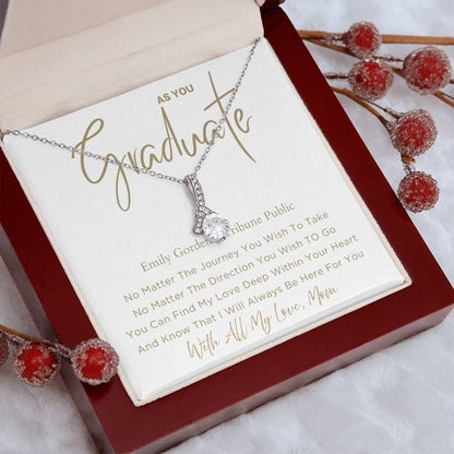 No Matter - Graduation Gift For Daughter, Personalized Graduation, Jewelry For College, Senior Graduation, Graduation Gift For Her
