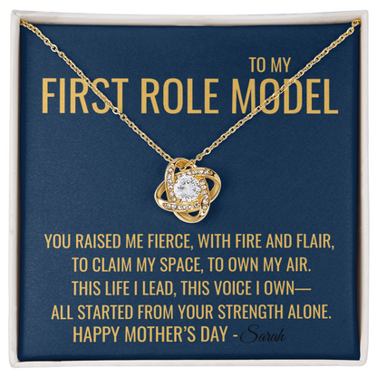 You Raised Me Fierce Necklace - Gift from Daughter To Mom, Mothers day Gift, Mom and Daughter, Gift for Mom, Gift for Mommy, Christmas Gift