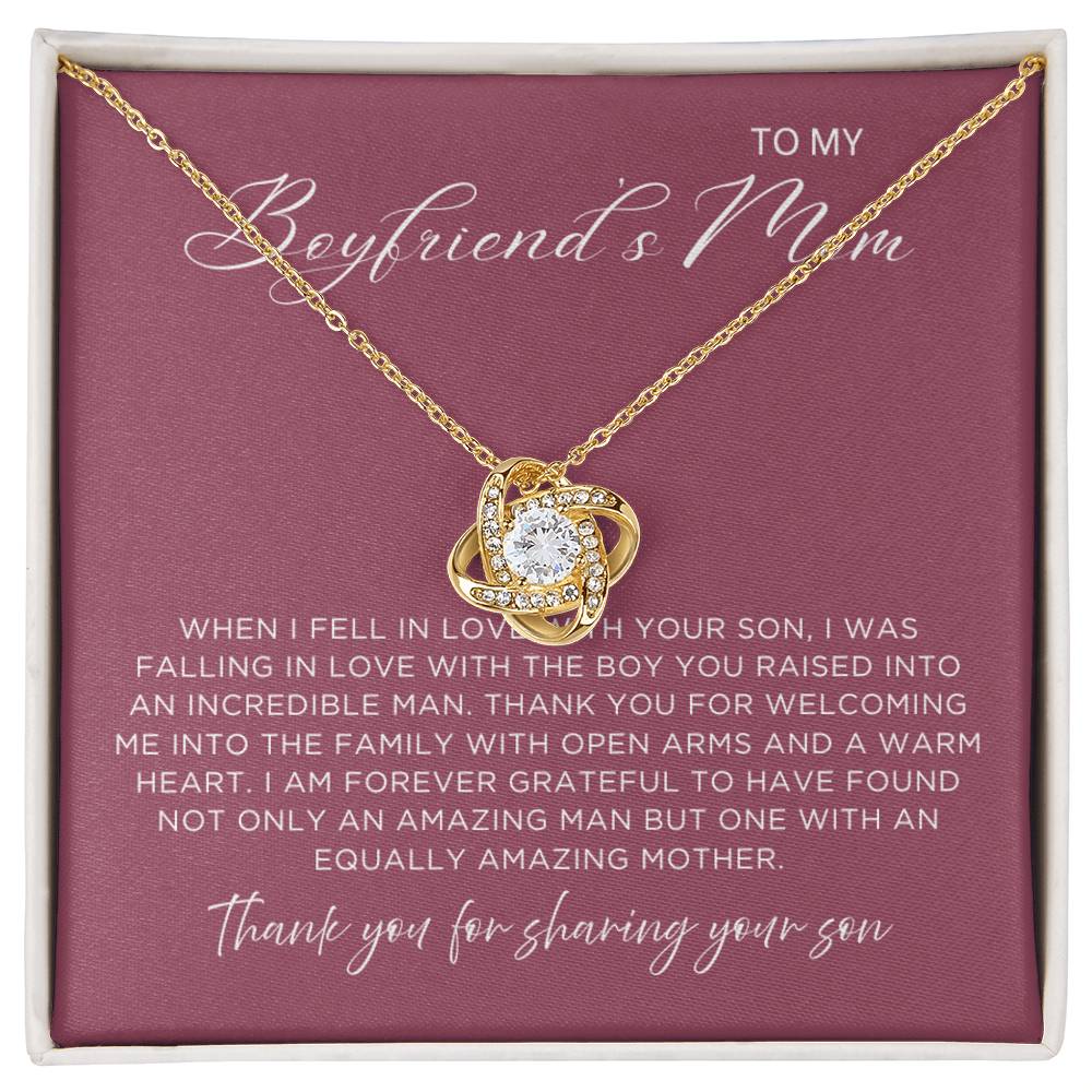 Sharing Your Son Necklace - Gift from Girlfriend To Boyfriend's Mom, gift from girlfriend, gift for Boyfriend's Mom
