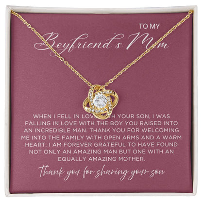 Sharing Your Son Necklace - Gift from Girlfriend To Boyfriend's Mom, gift from girlfriend, gift for Boyfriend's Mom