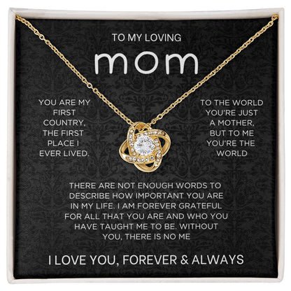 Forever & Always Necklace - Gift from Daughter To Mom, gift from daughter, gift for mom, mom and daughter, gift for mommy