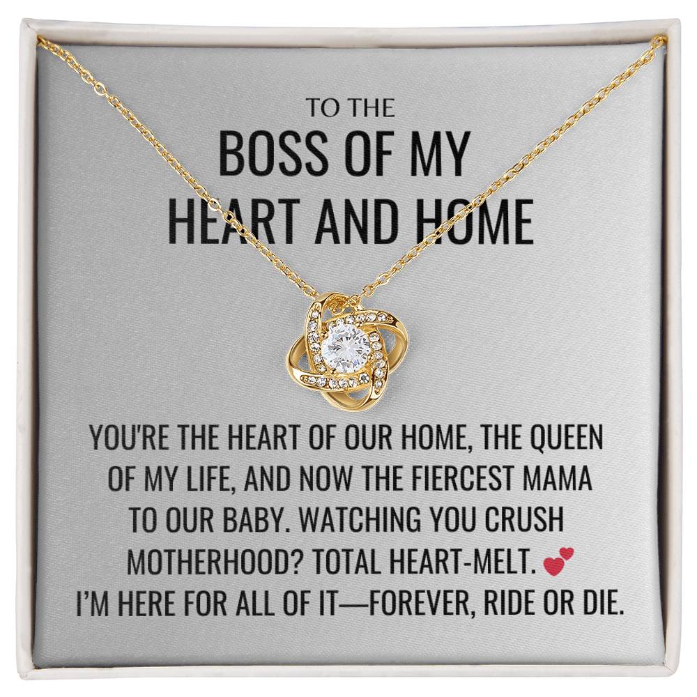 Total Heart-Melt Necklace - Mother's Day Gifts for Wife, Gift for Her, Valentines Gift, Keepsake Card Ready To Give Gift In Box