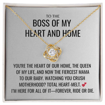 Total Heart-Melt Necklace - Mother's Day Gifts for Wife, Gift for Her, Valentines Gift, Keepsake Card Ready To Give Gift In Box