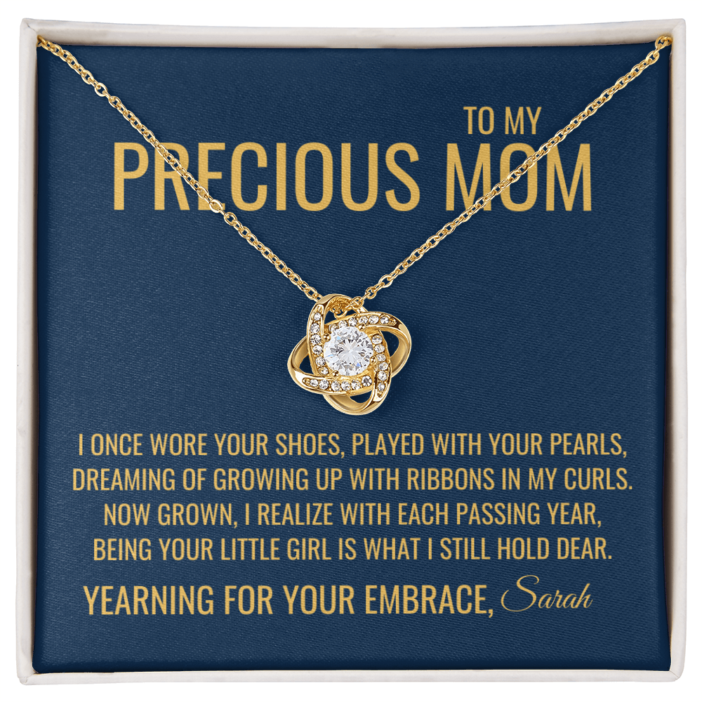 Played With Your Pearls Necklace - Gift from Daughter To Mom, Mothers day Gift, Mom and Daughter, Gift for Mom, Gift for Mommy, Christmas Gift