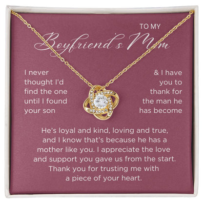 Piece Of Your Heart Necklace - Gift from Girlfriend To Boyfriend's Mom, gift from girlfriend, gift for Boyfriend's Mom
