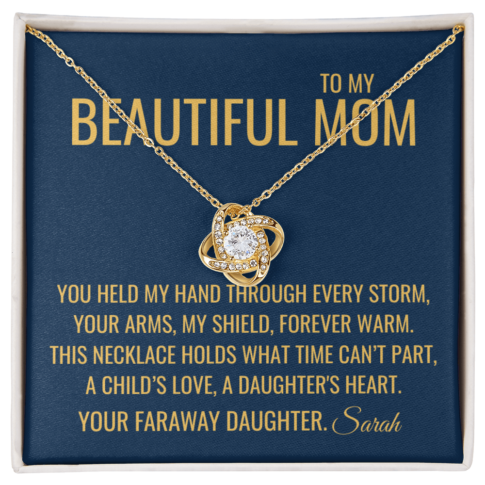 My Shield Necklace - Gift from Daughter To Mom, Mothers day Gift, Mom and Daughter, Gift for Mom, Gift for Mommy, Christmas Gift