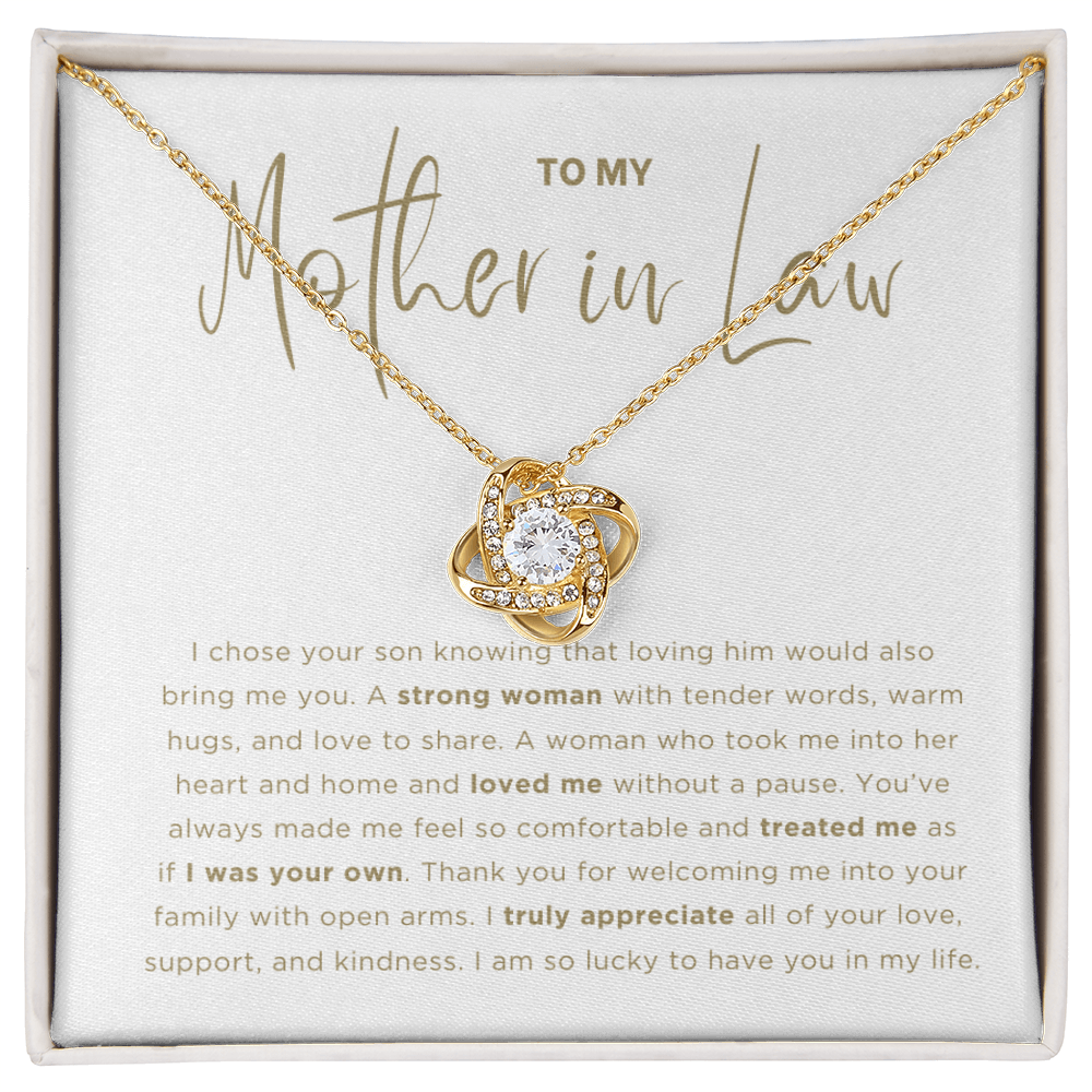 Strong Women Necklace - Gift from Wife to my Mom, gift from daughter in law, gift for Mother in Law