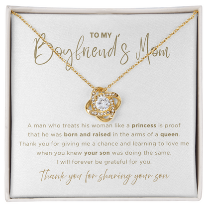 Arms Of A Queen Necklace - Gift from Girlfriend To Boyfriend's Mom, gift from girlfriend, gift for Boyfriend's Mom