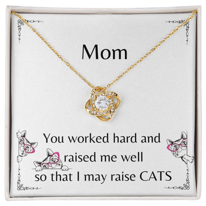 May Raise Cats - Love Knot Necklace