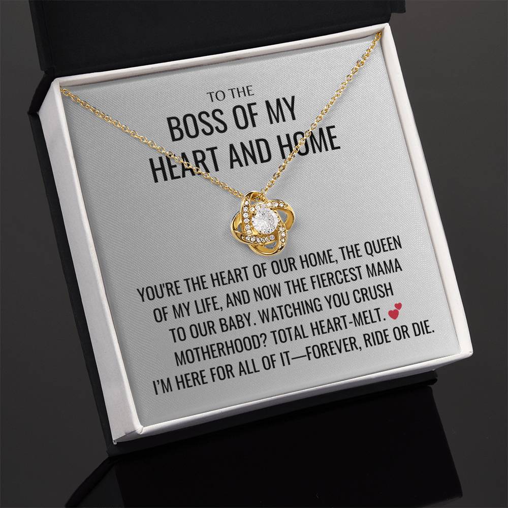 Total Heart-Melt Necklace - Mother's Day Gifts for Wife, Gift for Her, Valentines Gift, Keepsake Card Ready To Give Gift In Box
