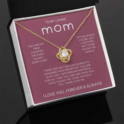 Forever & Always Necklace - Gift from Daughter To Mom, gift from daughter, gift for mom, mom and daughter, gift for mommy