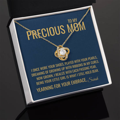 Played With Your Pearls Necklace - Gift from Daughter To Mom, Mothers day Gift, Mom and Daughter, Gift for Mom, Gift for Mommy, Christmas Gift