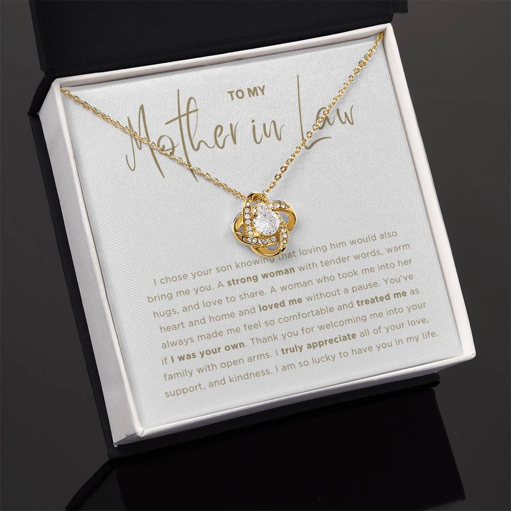 Strong Women Necklace - Gift from Wife to my Mom, gift from daughter in law, gift for Mother in Law