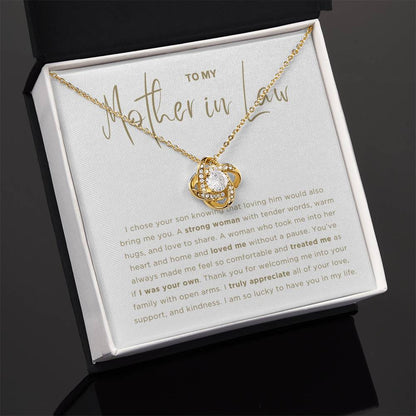 Strong Women Necklace - Gift from Wife to my Mom, gift from daughter in law, gift for Mother in Law
