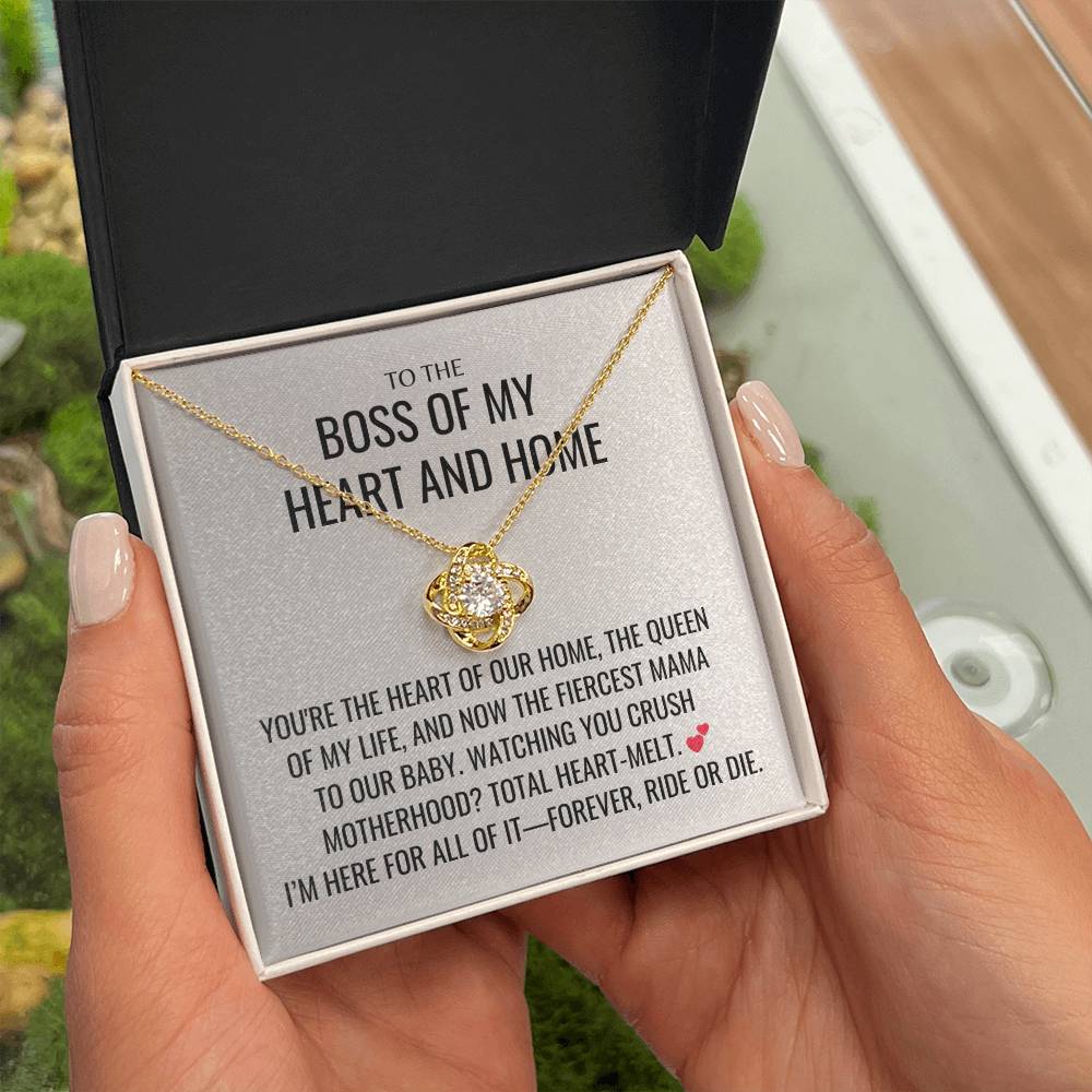Total Heart-Melt Necklace - Mother's Day Gifts for Wife, Gift for Her, Valentines Gift, Keepsake Card Ready To Give Gift In Box