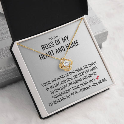 Total Heart-Melt Necklace - Mother's Day Gifts for Wife, Gift for Her, Valentines Gift, Keepsake Card Ready To Give Gift In Box