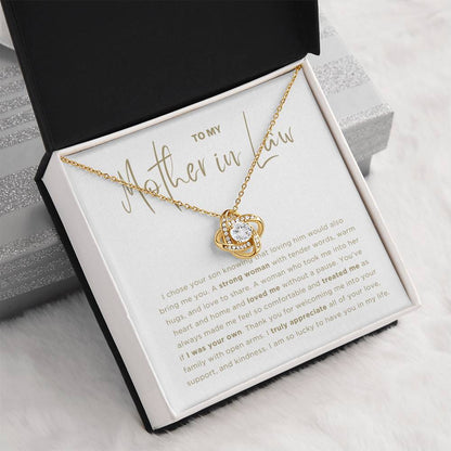 Strong Women Necklace - Gift from Wife to my Mom, gift from daughter in law, gift for Mother in Law