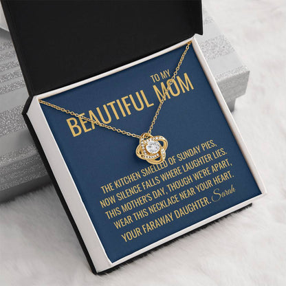 Sunday Pies Necklace - Gift from Daughter To Mom, Mothers day Gift, Mom and Daughter, Gift for Mom, Gift for Mommy, Christmas Gift