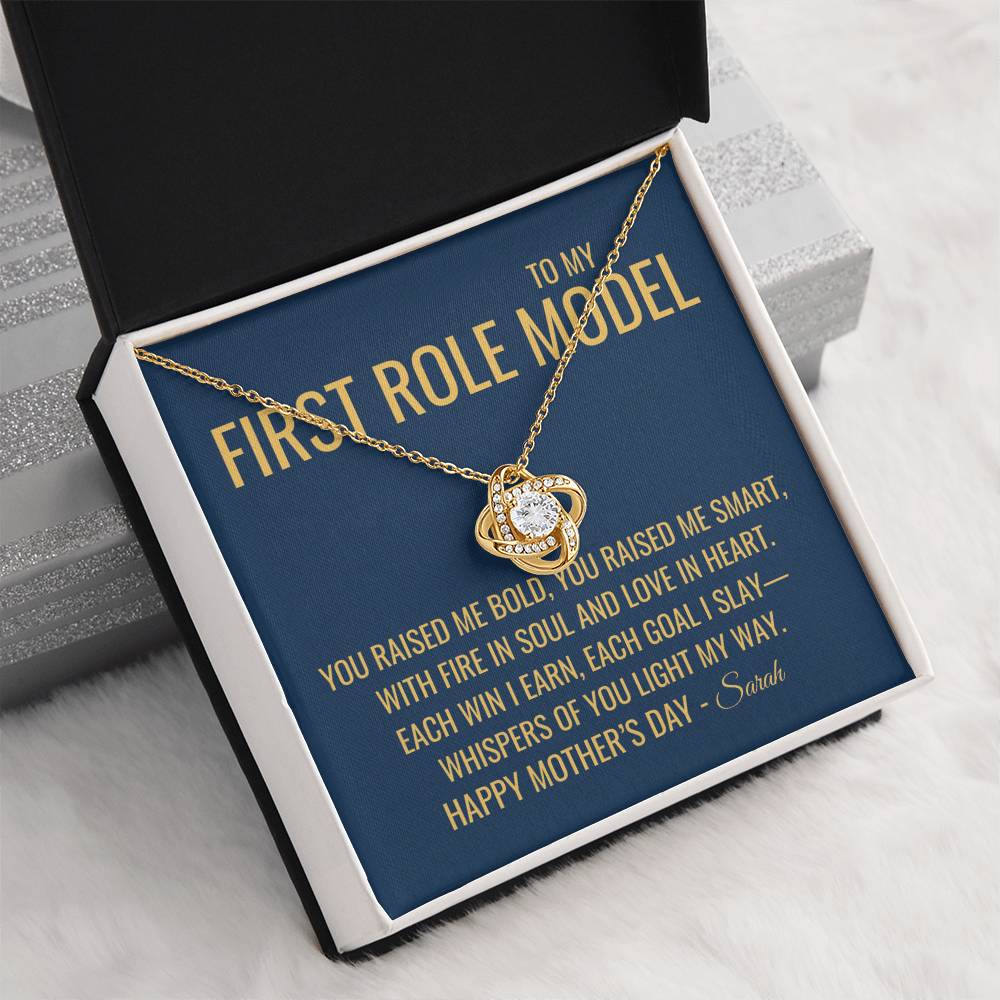 You Raised Me Bold Necklace - Gift from Daughter To Mom, Mothers day Gift, Mom and Daughter, Gift for Mom, Gift for Mommy, Christmas Gift