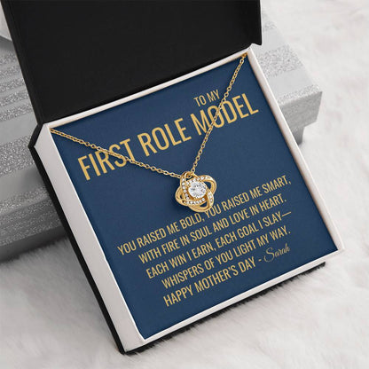 You Raised Me Bold Necklace - Gift from Daughter To Mom, Mothers day Gift, Mom and Daughter, Gift for Mom, Gift for Mommy, Christmas Gift