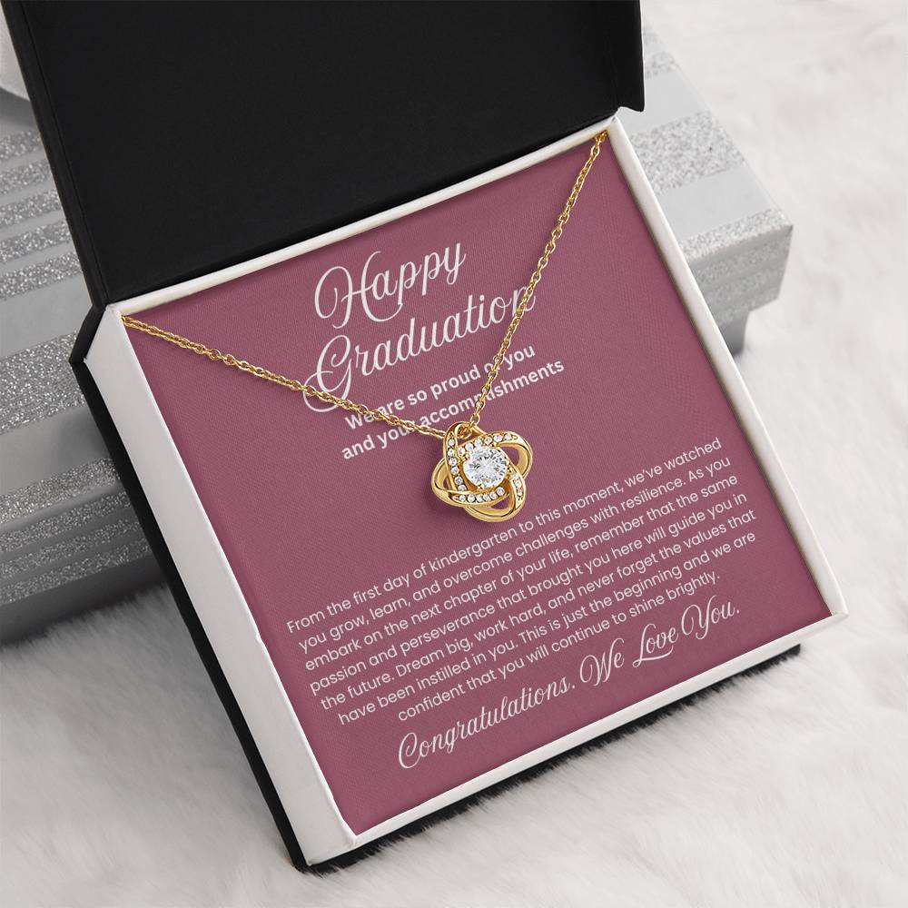 We are Proud Necklace - Mother Daughter Gift, Daughter Graduation Gift, High School, College Graduate