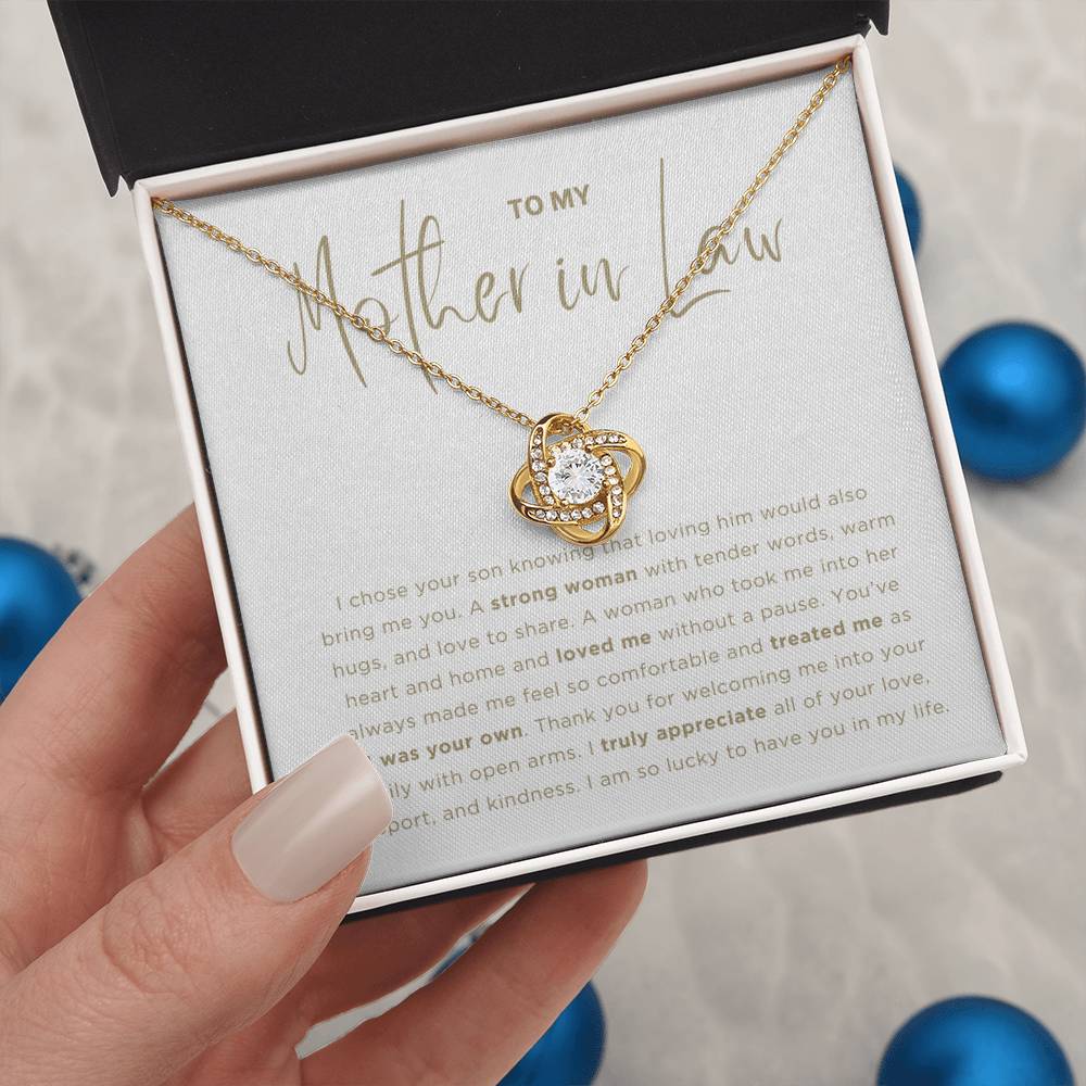 Strong Women Necklace - Gift from Wife to my Mom, gift from daughter in law, gift for Mother in Law