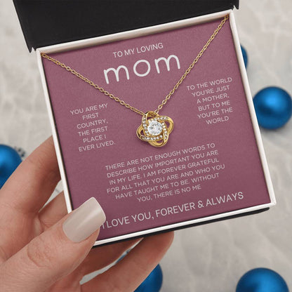 Forever & Always Necklace - Gift from Daughter To Mom, gift from daughter, gift for mom, mom and daughter, gift for mommy