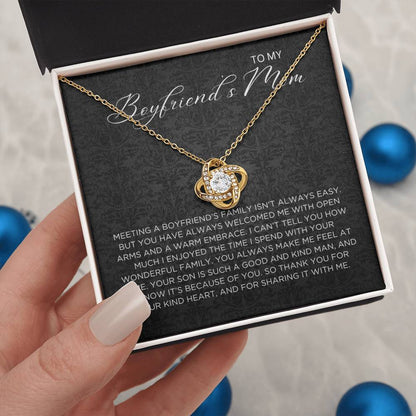 Boyfriend's family Necklace - Gift from Girlfriend To Boyfriend's Mom, gift from girlfriend, gift for Boyfriend's Mom
