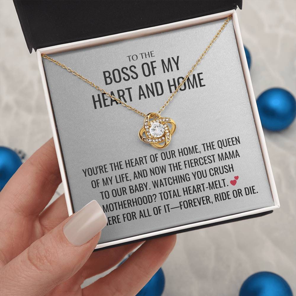Total Heart-Melt Necklace - Mother's Day Gifts for Wife, Gift for Her, Valentines Gift, Keepsake Card Ready To Give Gift In Box