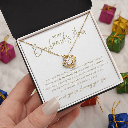 Arms Of A Queen Necklace - Gift from Girlfriend To Boyfriend's Mom, gift from girlfriend, gift for Boyfriend's Mom