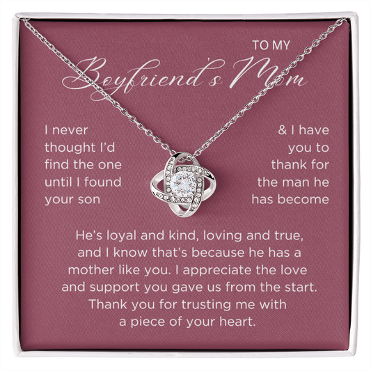 Piece Of Your Heart Necklace - Gift from Girlfriend To Boyfriend's Mom, gift from girlfriend, gift for Boyfriend's Mom