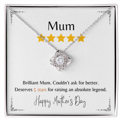 5 Stars - Love Knot Necklace