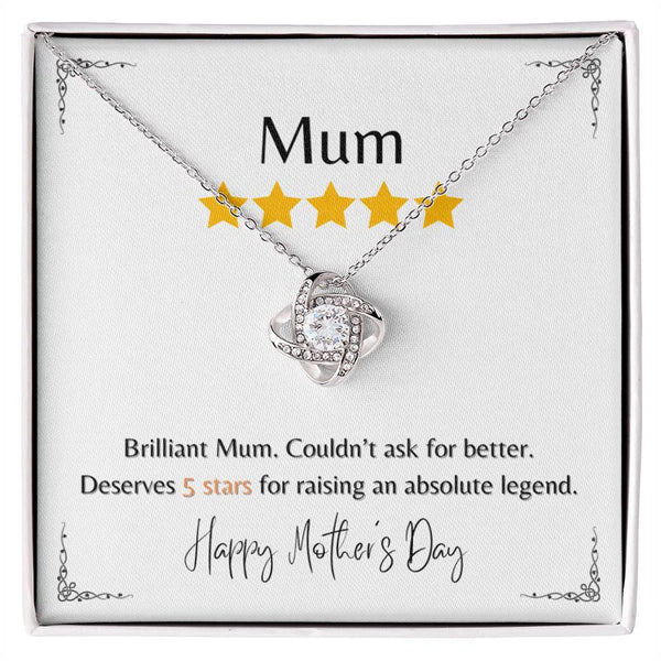 5 Stars - Love Knot Necklace