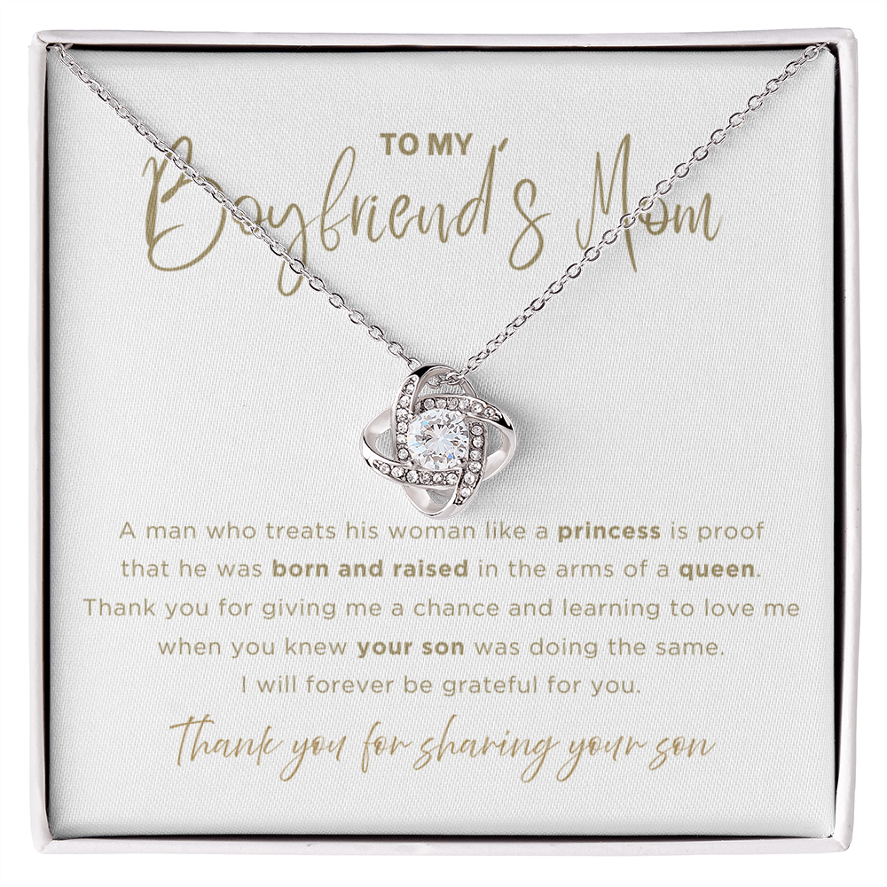 Arms Of A Queen Necklace - Gift from Girlfriend To Boyfriend's Mom, gift from girlfriend, gift for Boyfriend's Mom