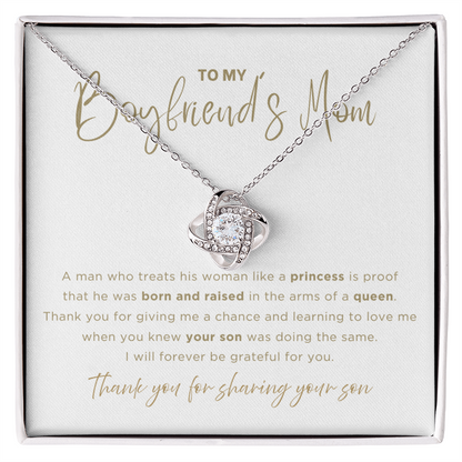 Arms Of A Queen Necklace - Gift from Girlfriend To Boyfriend's Mom, gift from girlfriend, gift for Boyfriend's Mom