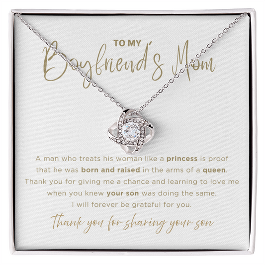 Arms Of A Queen Necklace - Gift from Girlfriend To Boyfriend's Mom, gift from girlfriend, gift for Boyfriend's Mom